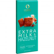 Шоколад "OZera" 90г молочный Exstra milk & Hazelnut с фундуком арт.РОС811