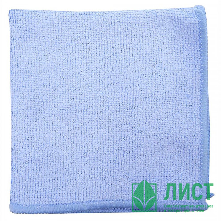 Салфетка универсальная микрофибра 30*30 220г/м2 б/уп голубая арт.31-3968