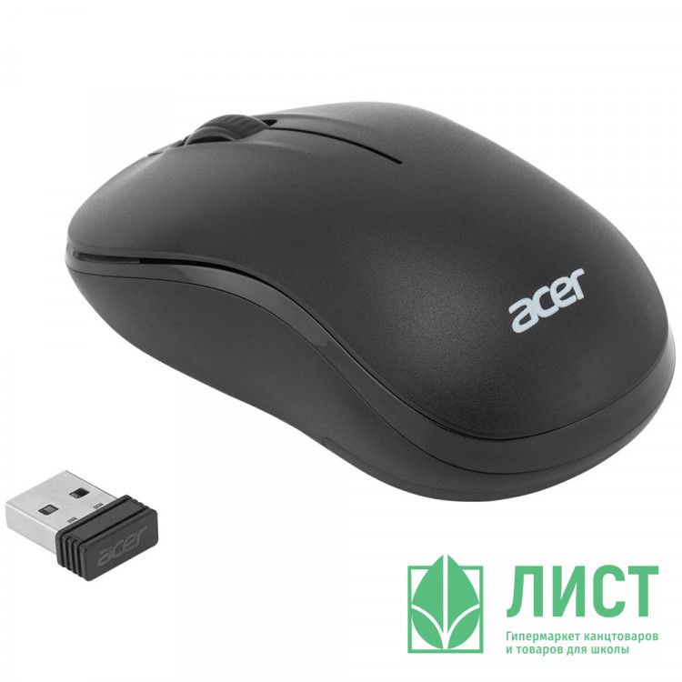 Мышь беспров. Acer OMR160 черный