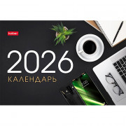 Календарь настольный Домик 2026 160*105  "Уютный офис" Хатбер арт.12КД6гр_33383