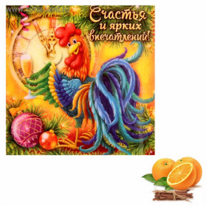 Аромасаше в конверте 11*11см "Счастья и ярких впечатлений" арт.1313093