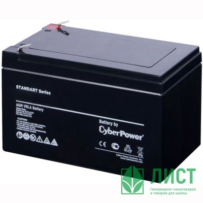 Аккумуляторная батарея  CyberPower 1SS RС 12-12 /12 В 12 Ач Аккумуляторная батарея  CyberPower 1SS RС 12-12 /12 В 12 Ач