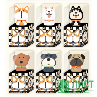 Точилка пластиковая (deVENTE) Combination of Dogs 1 отверстие покрытие Soft Touch арт.8031412 Точилка пластиковая (deVENTE) Combination of Dogs 1 отверстие покрытие Soft Touch арт.8031412
