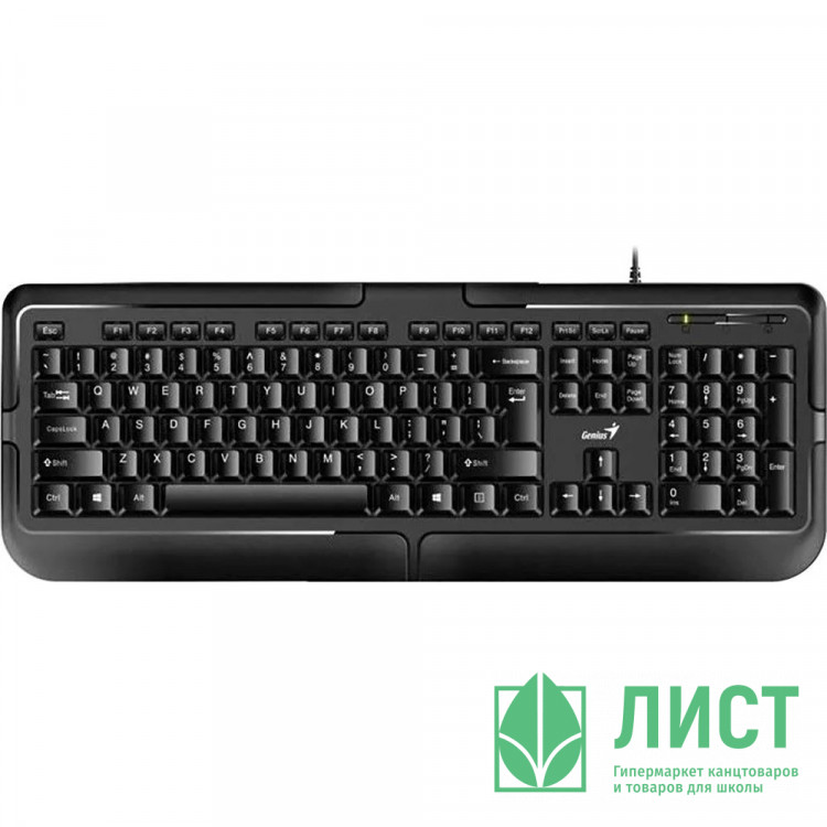Клавиатура провод. Genius Smart KB-117 цв.черный (USB,104 клавиши, регулировка наклона)