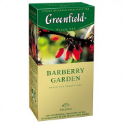 Чай Greenfield 25пак. Barberry Garden черный с барбарисом,гибискускусом,васильком (Ст.10)