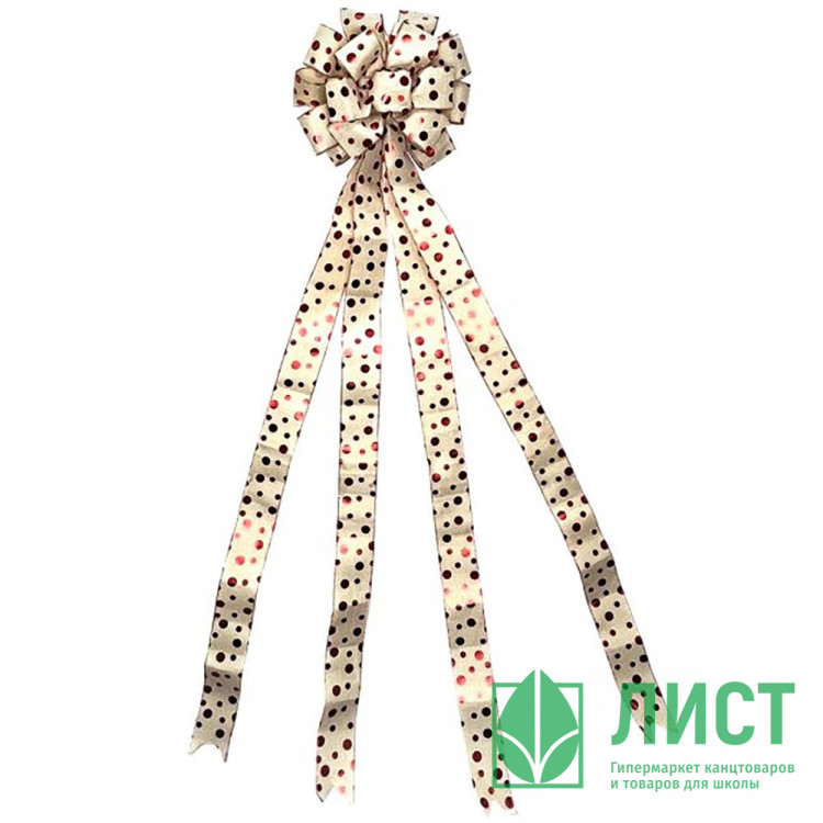 Украшение декоративное "Бант" 130*28*4см крафт арт.91406