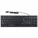 Клавиатура провод. Oklick 120M черный USB