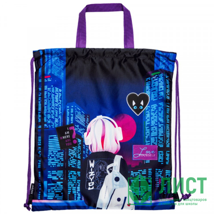 Сумка для сменной обуви 1 отделение (deVENTE) City Girl 38x43 см арт.7048473