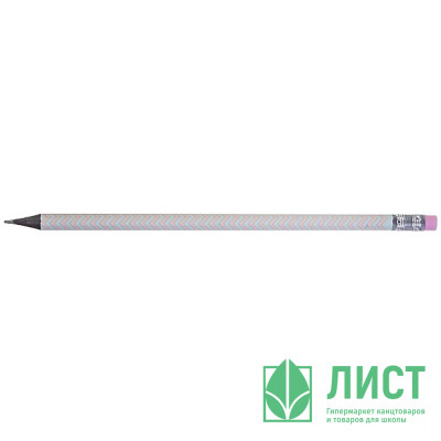 Карандаш чернографитный Hatber с ластиком HB 4all  круглый корпус арт.BL_081133 (Ст.72) Карандаш чернографитный Hatber с ластиком HB 4all  круглый корпус арт.BL_081133 (Ст.72)