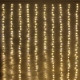 Гирлянда электрическая уличная занавес Дождь 3*2м 480LED "Водопад" цвет теплый белый (светлый провод) 6режимов арт.725-581