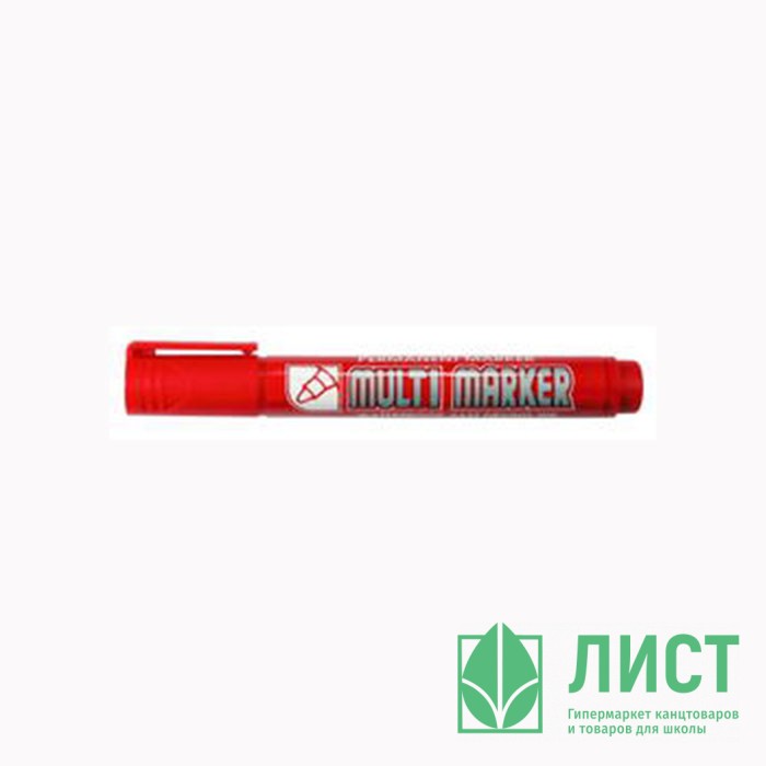 Маркер перманентный MULTI MARKER круглый 3мм красный арт.CPM-800