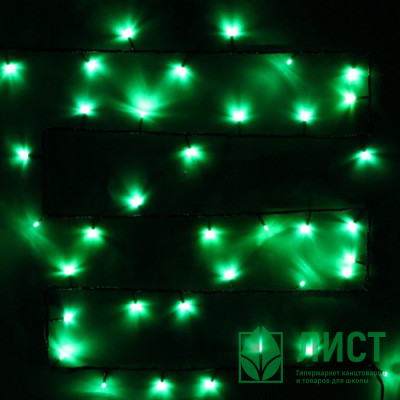 Гирлянда электрическая уличная точечная 07м 80LED цвет зеленый (темный провод) 8режимов артемный 196-112 Гирлянда электрическая уличная точечная 07м 80LED цвет зеленый (темный провод) 8режимов артемный 196-112