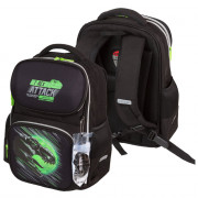 Ранец для мальчиков школьный (deVENTE) Smart. T-Rex + часы 37x28x14см арт.7030505