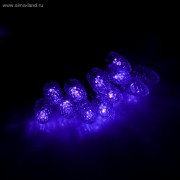 Гирлянда эл. Уличная фигурная 5м 40л. Led шишки цв.Синий (т.Провод) арт.185558