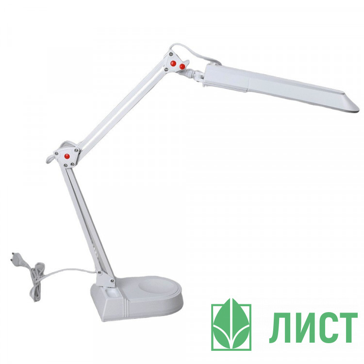 Светильник настольный на подставке Camelion (220V/11W/КЛЛ) белый арт.KD017А для маникюра