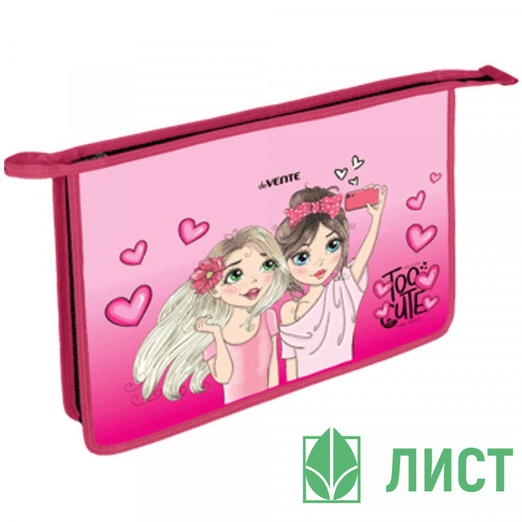 Папка школьная для тетрадей А4 на молнии deVENTE Слишком милая девушка (Too Cute Girl) арт.8053302
