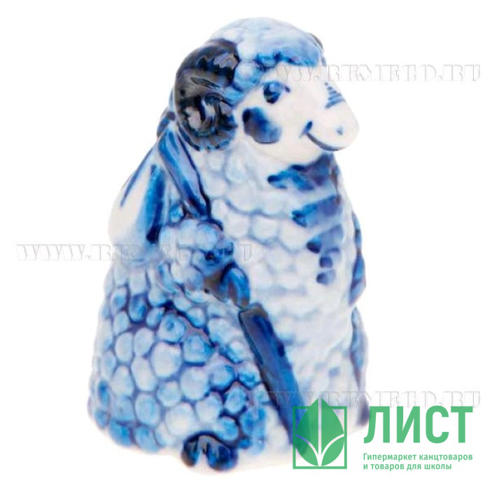 яяяСтатуэтка СИМВОЛ ГОДА "Баран" 3,4*2,3*5,5см арт.900003