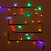 Гирлянда эл.д/улицы точечная 11м 120LED "Мерцание белое" цв.мульти (т.провод) (можно соединить) 1реж IP-54  арт.183-405