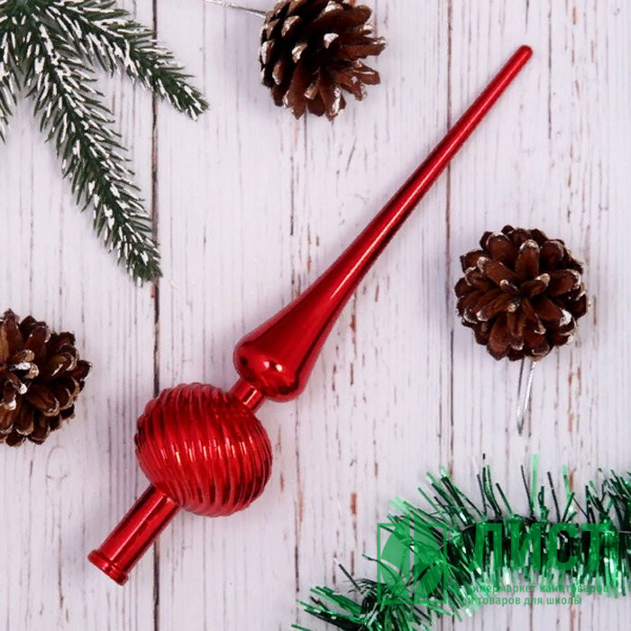 Наконечник 25см "Верхушка" красный арт.201-1044