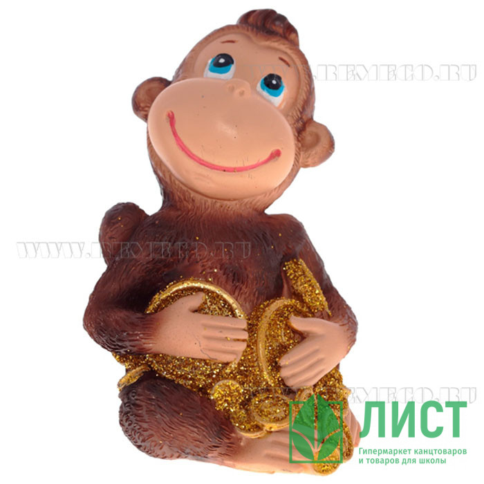 юСтатуэтка СИМВОЛ ГОДА "Денежная обезьяна" 7см асс. арт.692793