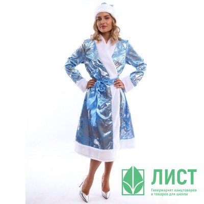 Костюм Снегурочка Дарина (шуба,пояс,шапка) р.46 арт.3030 к-22-46 Костюм Снегурочка Дарина (шуба,пояс,шапка) р.46 арт.3030 к-22-46