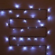 Гирлянда эл. уличная точечная 11м 120LED "Мерцание" цв.белый (тем.провод) 1реж IP-54 арт.183-743