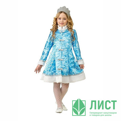 Костюм Д Снегурочка сказочная (шуба,головной убор) р.32/116 арт. 5227-116-60 Костюм Д Снегурочка сказочная (шуба,головной убор) р.32/116 арт. 5227-116-60