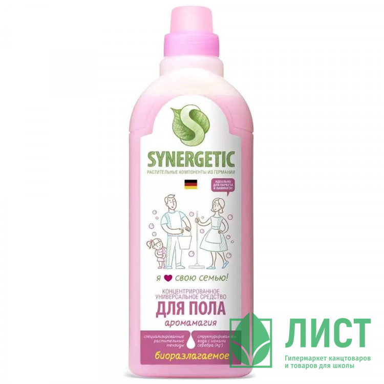 Моющее средство для пола Synergetic 750мл Аромамагия арт.101756 (ст.12)