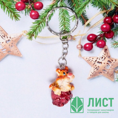 Брелок &quot;Тигр Гром с мешком денег&quot; 3*2,5см в ассортименте арт.541-430 Брелок "Тигр Гром с мешком денег" 3*2,5см в ассортименте арт.541-430