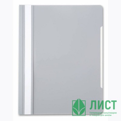 Папка скоросшиватель А4 Бюрократ серый арт.PS20GREY (Ст.10) Папка скоросшиватель А4 Бюрократ серый арт.PS20GREY (Ст.10)