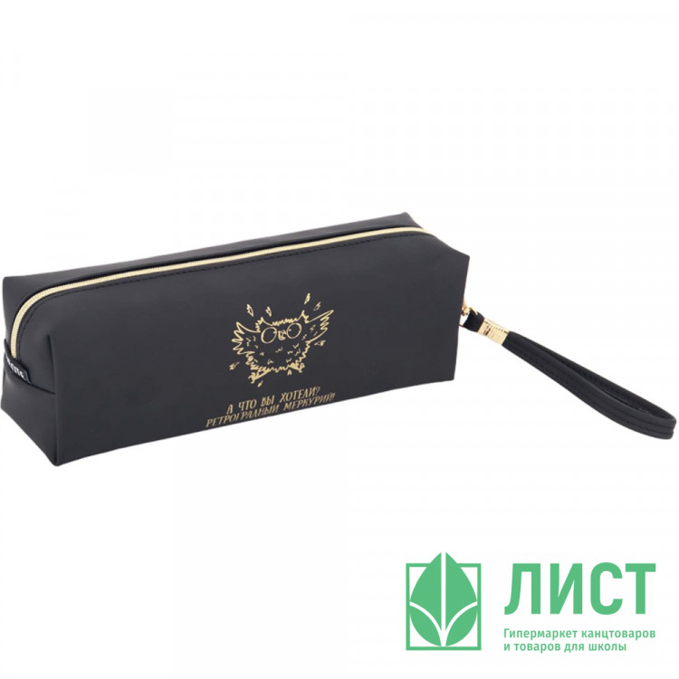 Пенал-косметичка 1 отделение кожзам deVENTE Ретроградный Меркурий ручка-петля 215x80x50мм арт.7029612