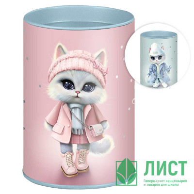 Копилка (Феникс) Городские кошечки 10,4х7,5х7,5 см металл арт.69370 Копилка (Феникс) Городские кошечки 10,4х7,5х7,5 см металл арт.69370