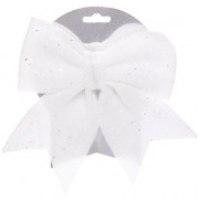 Украшение декоративное "Бант" 15*20см "Нежность" цв.белый арт.185-0840