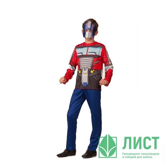 Костюм для мальчика Оптимус Прайм (кофта,штаны,маска) р.28/110-38/146 арт.1912