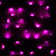 Гирлянда электрическая для дома точечная 13м 152LED цвет розовый (зеленый провод) 8режимов (можно соединять) арт.120-066
