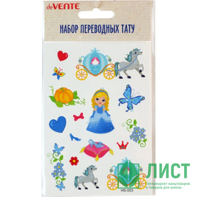 Татуировка на тело Принцесса 10,5*14,8см (deVENTE) арт.8002075 Татуировка на тело Принцесса 10,5*14,8см (deVENTE) арт.8002075