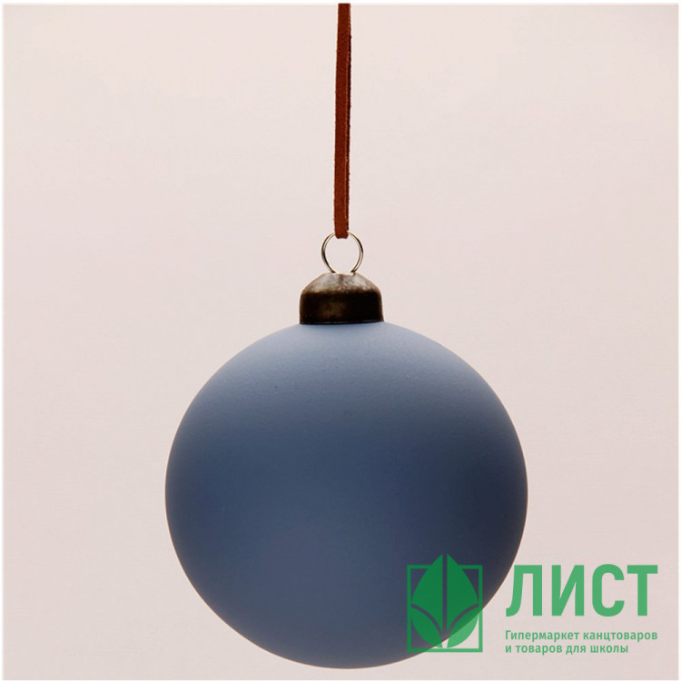 Шар пластик 06см матовый цв.темно-синий 165 арт.РШ5365