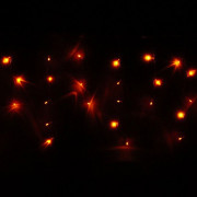 Гирлянда электрическая для дома занавес Бахрома 3*0,3/0,5м 120LED цвет желтый (светлый провод) 8режимов арт.196-083