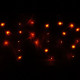 Гирлянда электрическая для дома занавес Бахрома 3*0,3/0,5м 120LED цвет желтый (светлый провод) 8режимов арт.196-083