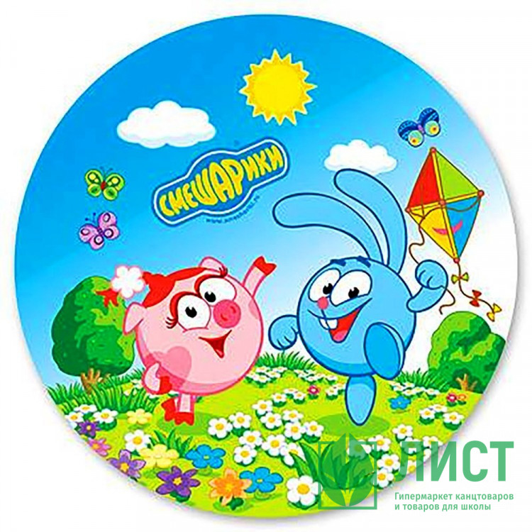 Тарелки бумажные Смешарики 8шт/наб. D-17см арт.1502-0653