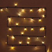 Гирлянда эл. уличная точечная 20м 240LED "Мерцание" цв.т.белый (т.провод) (можно соединять) 1реж IP-54 арт.183-194