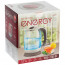 Чайник стеклянный 1,7л Energy, арт. E-281, бело-серый, 2200Вт - 