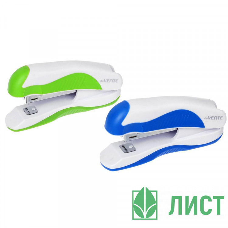 Степлер №10 (12л) пластиковый с каучуковой вставкой deVENTE Колор (Color) арт.4142801
