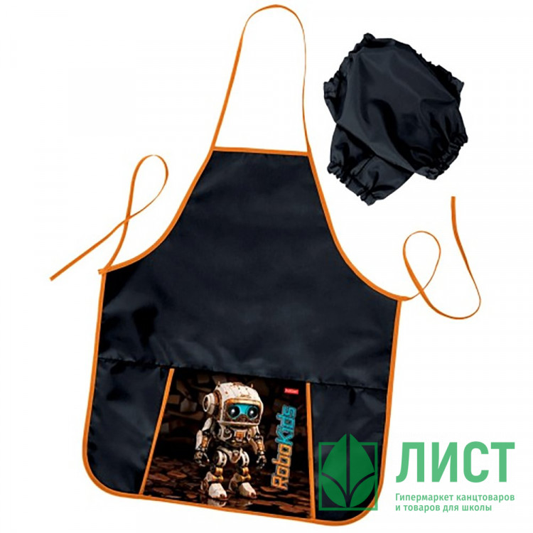 Фартук для детского творчества (Hatber) с карманом Робо 535х445мм арт.NFn_35124