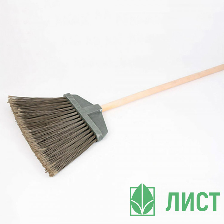 Метла полипропиленновая плоская с черенком "Сурская" "ГАРДЕНА" г. Пенза