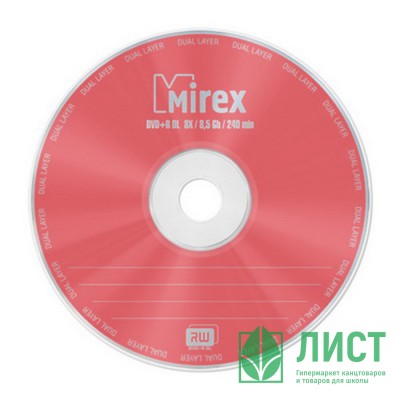 Диск  DVD+R Mirex 4,7Gb, 16x, Slim Case (ст.5) штука Диск  DVD+R Mirex 4,7Gb, 16x, Slim Case (ст.5) штука