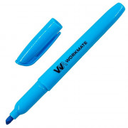 Маркер флюорисцентный  WorkMate 1-4мм скош голубой арт.14-4392