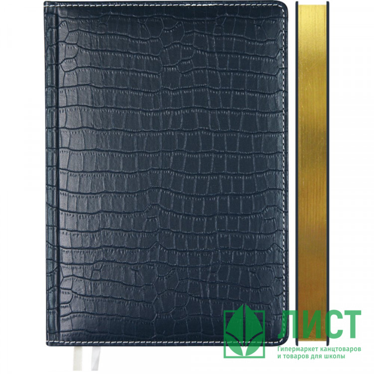 Ежедневник датированный 2026 deVENTE "Wild" A5 (145 ммx205 мм) 336 стр, кремовая бумага 70 г/м² с золотым срезом, печать в 2 краски, твердая обложка из искусственной кожи с поролоном, отстрочка, перфорация, закругленные уголки, 2 ляссе, в подарочной короб