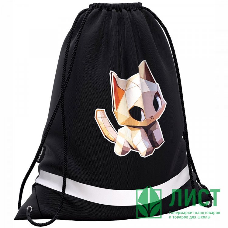 Сумка для сменной обуви 1 отделение ErichKrause Котопиксель 36,5х44 см арт.64944