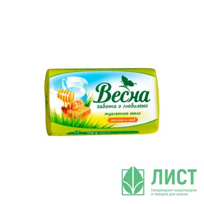 Туалетное мыло 90г ВЕСНА Молоко и мед Туалетное мыло 90г ВЕСНА Молоко и мед